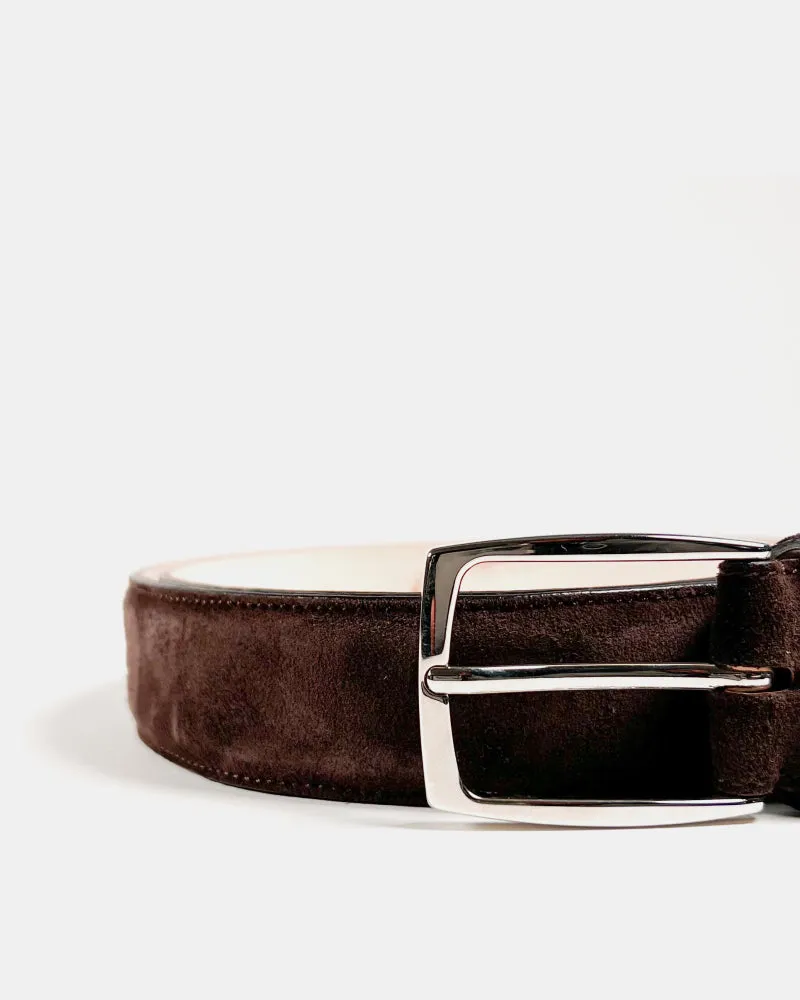 Suede Belt - Coffee