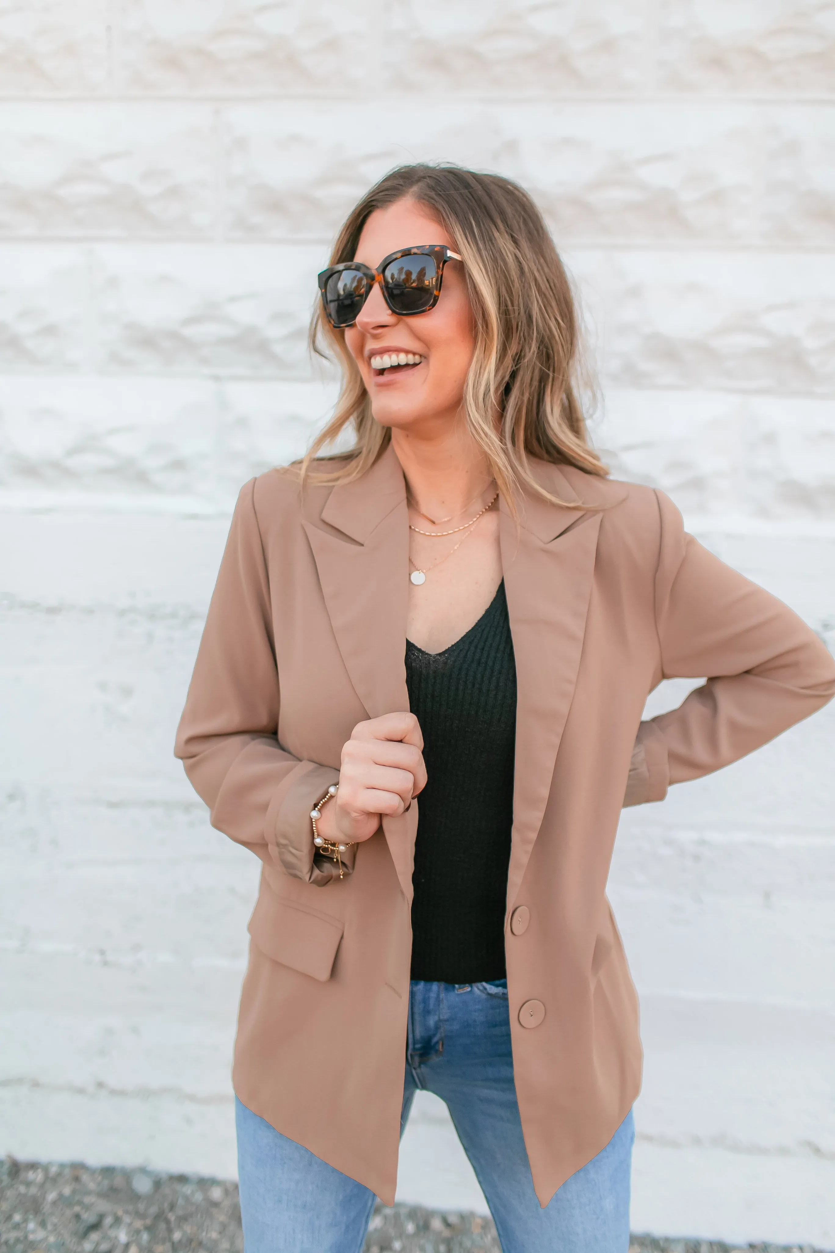 The Clarkson Taupe Blazer