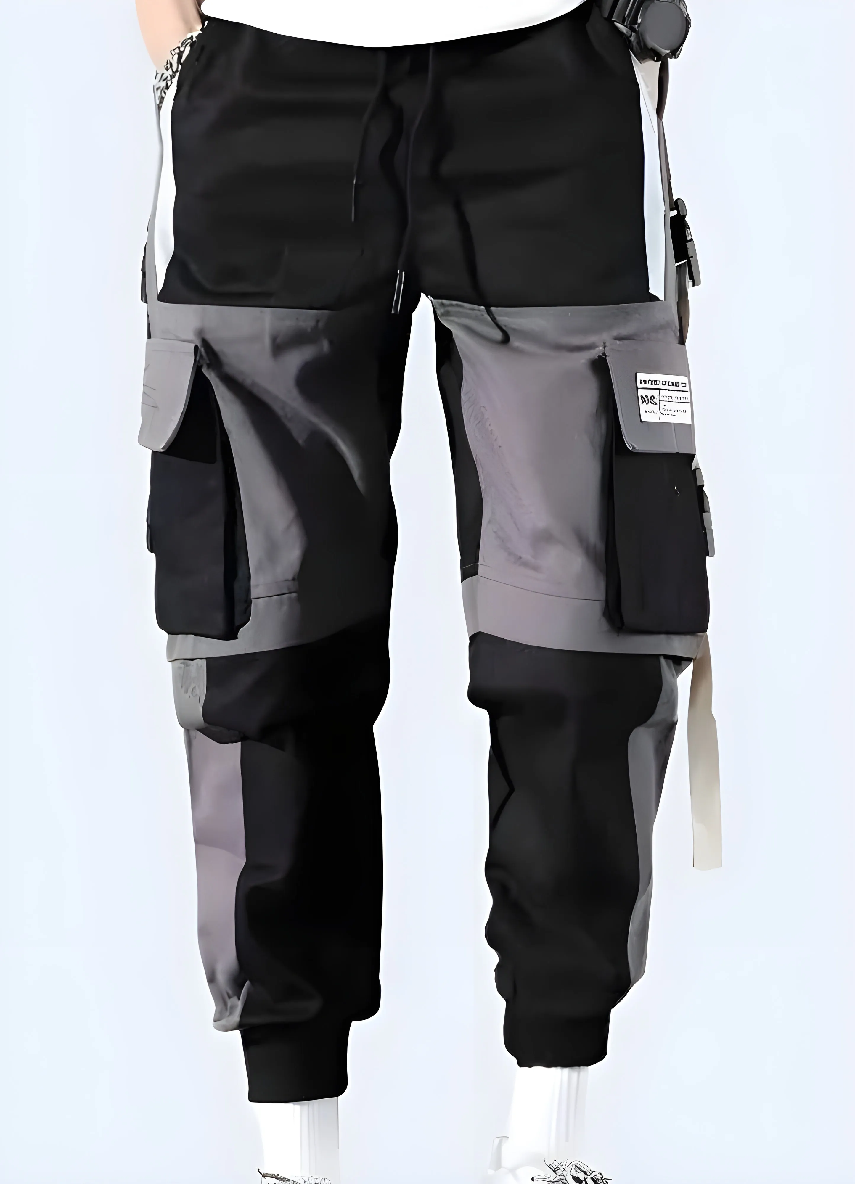 White Techwear Pants