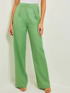 Zipper Fly Wide Leg Pants